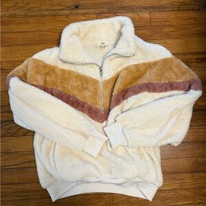 Quarter Zip Sherpa Pullover